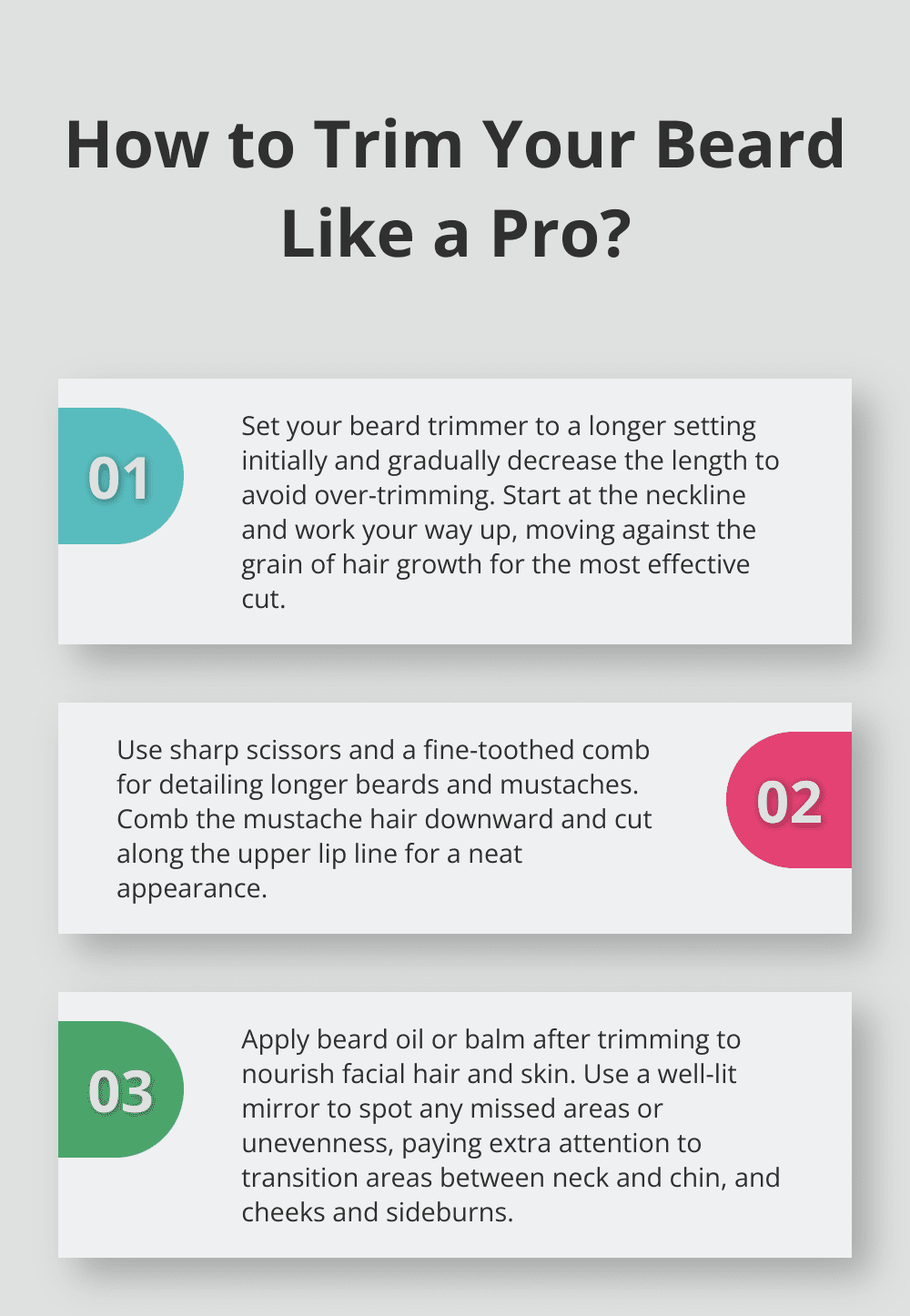 How to Trim Your Beard Evenly: Tips and Tricks - Barber Craft