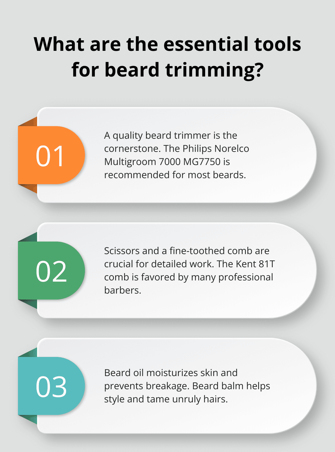 How to Trim Your Beard While Growing It Out - Barber Craft